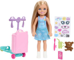 Mattel Barbie, Chelsea, Aventuri fara sfarsit, papusa si accesorii, set de joaca Papusa Barbie