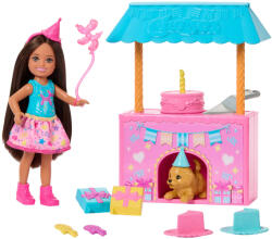 Mattel Barbie, Chelsea, Surpriza de ziua de nastere, papusa si accesorii, set de joaca Papusa Barbie