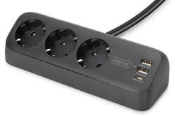 ASSMANN Prelungitor Power strip with USB DA-70625 (DA-70625) - vexio