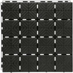 Prosperplast Easy Square Műanyag Járólap - 9 db, 40x40 cm, Fekete (PPP-IES40-S411)