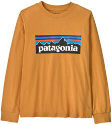 Patagonia K's L/S P-6 Logo T-Shirt - Dried Mango Mărime copii: L / Culoare: portocaliu/ (62275_DMGO)