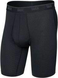 Saxx Quest Quick-Dry Mesh Long Boxer Brf Fly Mărime: L / Culoare: negru (10065486SAX01L)