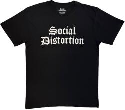 Social Distortion Logo Mono Black L Ing (SOCTSLOGO01MB03)