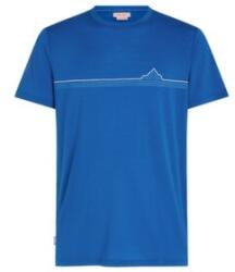 Icebreaker Merino 150 Tech Lite SS Tee Range Stripes Men Tricou cu mânecă scurtă LAZURITE XXL