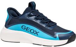 GEOX pantofi sport pentru băieți cu șireturi flexibile albastru închis/azur (14FD11)
