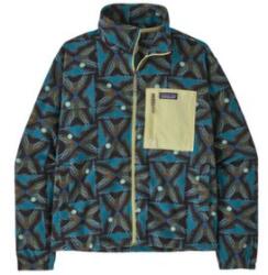 Patagonia MICRO D PATCH POCKET JACKET Women Jachetă Deep Freeze: Black L