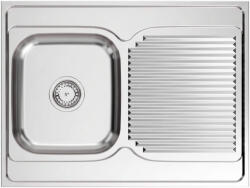 Quadron Sean acél mosogató szifonnal 80x60 cm acél HD111SAT8060R (HD111SAT8060R)