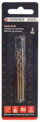 FORSAGE Burghie pentru metal 3 mm HSS, set 3 buc. FS-19839 (19839) Burghiu