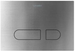 DURAVIT Clapeta dubla actionare, dreptunghiulara, inox periat (Brushed Stainless Steel), Duravit DuraSystem A1, WD5012704000 WD5012704000 (WD5012704000)