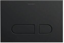 DURAVIT Clapeta dubla actionare, dreptunghiulara, negru mat (Matt Black), Duravit DuraSystem A1, WD5001031000 WD5001031000 (WD5001031000)