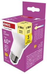 EMOS Bec LED Classic R63 / E27 / 7 W (60 W) / 806 lm / Alb cald