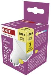 EMOS Bec LED Classic MR16 alb/ GU10 / 7 W (72 W) / 1000 lm / Alb cald