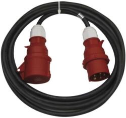 EMOS Cablu prelungitor trifazat de exterior 20 m / 1 priză / negru / cauciuc / 400 V / 2, 5 mm2