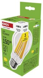 EMOS Bec LED cu filament A70 / E27 / 18 W (150 W) / 2452 lm / Alb neutru