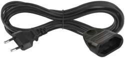EMOS Cablu flexibil bifilar 5 m / 1 priză / negru / PVC / 0, 75 mm2