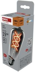 EMOS Bec LED DECO SMOKED ST64 / E27 / 4, 5 W (19 W) / 180 lm / flacără
