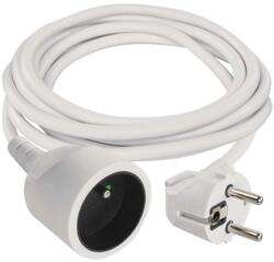 EMOS Cablu prelungitor 2 m / 1 priză / alb / PVC / 1 mm2
