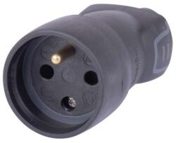 Legrand Priză de cauciuc neagră IP40