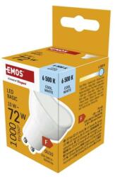 EMOS Bec LED Basic MR16 alb/ GU10 / 10 W (72 W) / 1000 lm / Alb rece