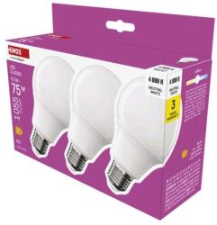 EMOS Bec LED Classic A60 / E27 / 9, 5 W (75 W) / 1055 lm / Alb neutru - tonerdepot - 33,63 RON