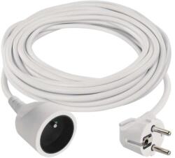 EMOS Cablu prelungitor 10 m / 1 priză / alb / PVC / 1, 5 mm2