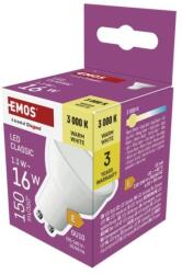 EMOS Bec LED Classic MR16 alb/ GU10 / 1, 3 W (16 W) / 150 lm / Alb cald