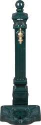 Strend Pro Garden Fântână de grădină, Strend Pro Garden LT-DC036, 33 × 29 × 82 cm, verde, aluminiu, rezistentă la intemperii, ușor de asamblat