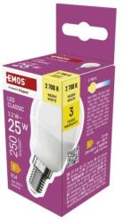 EMOS Bec LED CLS Mini Globe / E14 / 2, 2 W (25 W) / 250 lm / alb cald