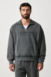Trussardi melegítőfelső férfi pamut - szürke L