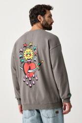 Hurley oversize melegítőfelső férfi pamut Etam Sun - szürke S