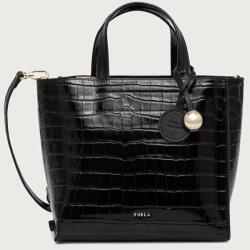 Furla shopper női bőr Divide It S Tote - fekete Univerzális méret