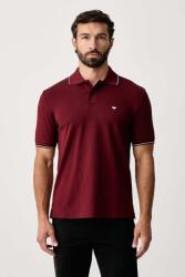 Giorgio Armani t-shirt férfi pamut elasztánnal - burgundia XXL