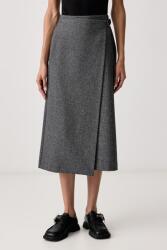 Weekend Max Mara szoknya gyapjú hozzáadásával WKDPETALI - szürke XL