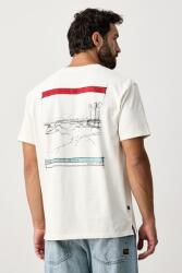 Hurley t-shirt férfi pamut Craft Bowl - bézs XL