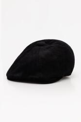 Kangol klasszikus svájcisapka kordbársony CORD HAWKER - fekete S