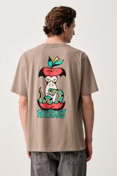 Hurley t-shirt férfi pamut Etam Apple - bézs S