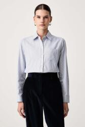 Max Mara női pamut ing WKDCOBALTO - sötétkék 34