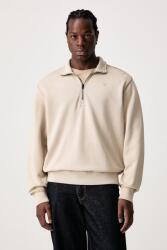 G-Star RAW férfi pamut melegítőfelső Unit washed half zip - bézs XL