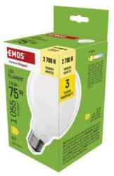 EMOS LED izzószálas izzó G95 / E27 / 7, 8 W (75 W) / 1055 lm / Meleg fehér