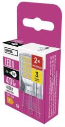 EMOS LED izzó Classic JC / G9 / 4 W (40 W) / 470 lm / semleges fehér