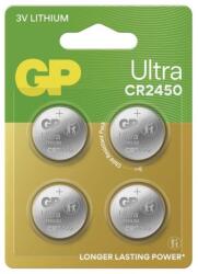 GP Batteries Ultra CR2450 lítium gombelem, 4 db