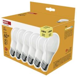 EMOS LED izzó Basic A60 / E27 / 8, 8 W (60 W) / 806 lm / Meleg fehér - tonerdepot - 3 390 Ft