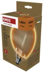 EMOS LED izzó DECO G130OA / E27 / 4 W (22 W) / 220 lm / láng