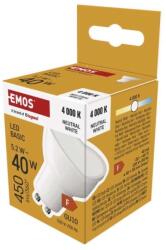 EMOS LED izzó Basic MR16 / GU10 / 5, 2 W (40 W) / 450 lm / Semleges fehér
