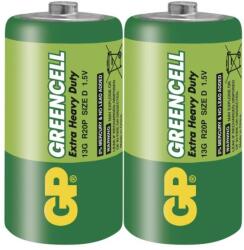GP Batteries Cink-klorid elem GP Greencell R20 (D), 2 db