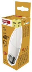 EMOS LED izzó Alap gyertya / E27 / 5, 5 W (40 W) / 470 lm / Meleg fehér