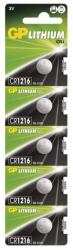 GP Batteries CR1216 lítium gombelem, 5 db