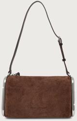 Marc Jacobs női velúrbőr táska SMALL SHOULDER BAG - barna Univerzális méret