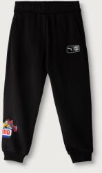 PUMA melegítő gyerek pamuttal X TRANSFORMERS Sweatpants - fekete 104