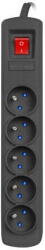ARMAC Prelungitor Power strip ARC5 5 m ARC5/15/CZ black (ARC5/50/CZ)